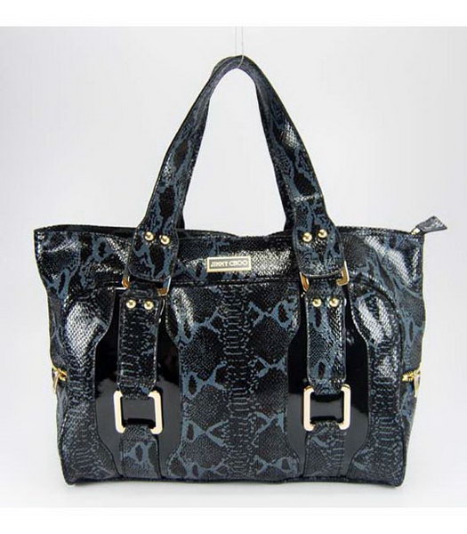 Jimmy Choo in pelle nera Borsa